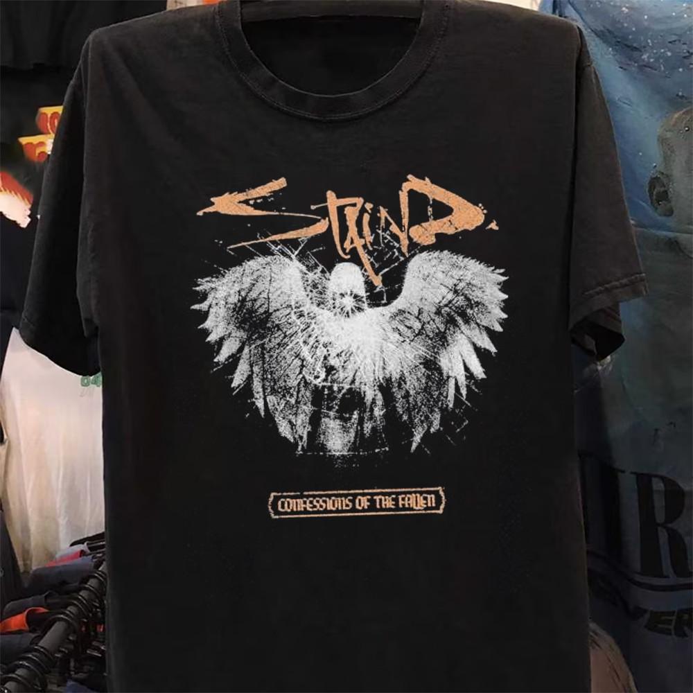 Lot Staind Confessions Of The Fallen Album T shirts black All Size S-5XL GHU25 Unisex T-Shirt XXL