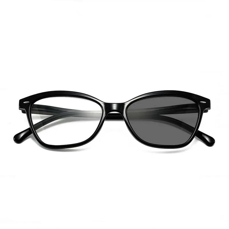 

Trends Women Cat Eye Photochromic Reading Eyewear Luxury Blue Light Blocking Presbyopia Eyeglasses New Color Changing Eyewear 4.0