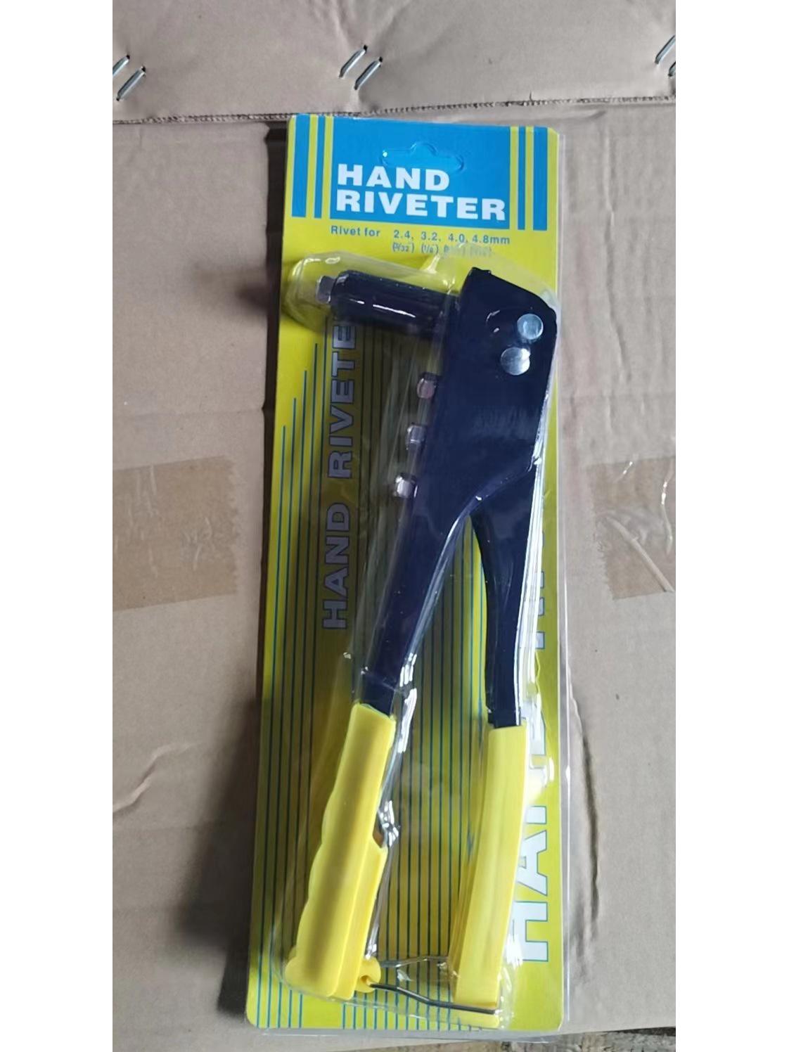 

Одобренный производителем ручной заклепочный пистолет с функцией установки гвоздей-колпачков и заклепок с сердечником