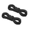 PATIKIL Archery D Loop Rope 10ft 2 Pack Bowstring Release Knock Wire Knock Loopback for Compound Bowstring Black