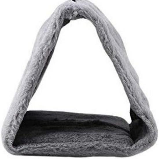 Triangular Bird Nest Flannel Pet Bed - Warm Winter Cotton Nest Supplies