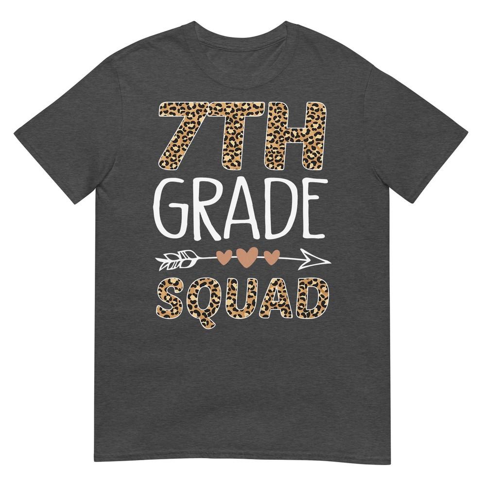 7th Grade Squad Leopard Teacher Student TShirt