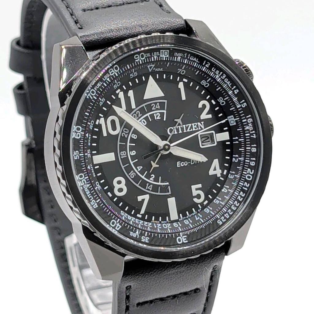 Citizen Promaster Watch Solar Round Silver Date Y2K 00S Promaster Watch Solar Eco-Drive B877-S122589 Men's