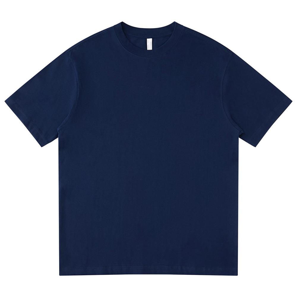 LVLV | Kids & Teens 240g Pure Cotton Loose Fit Retro Short Sleeve Parent-Child T-shirt, Class Uniform Trendy
