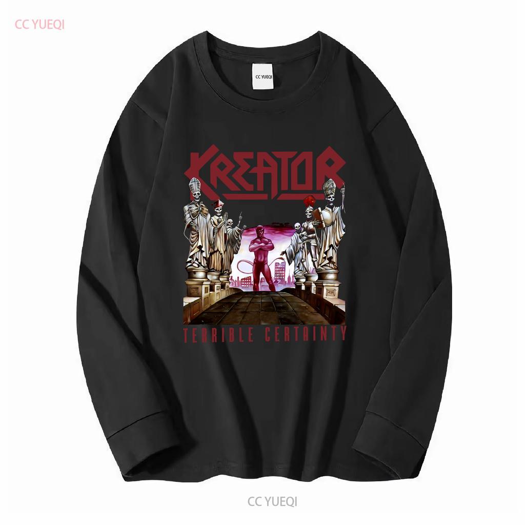 Kreator Terrible Certainty T Shirt OFFICIAL Vintage Washed Comfortable Fashion Versatile Unisex Graphic Homme