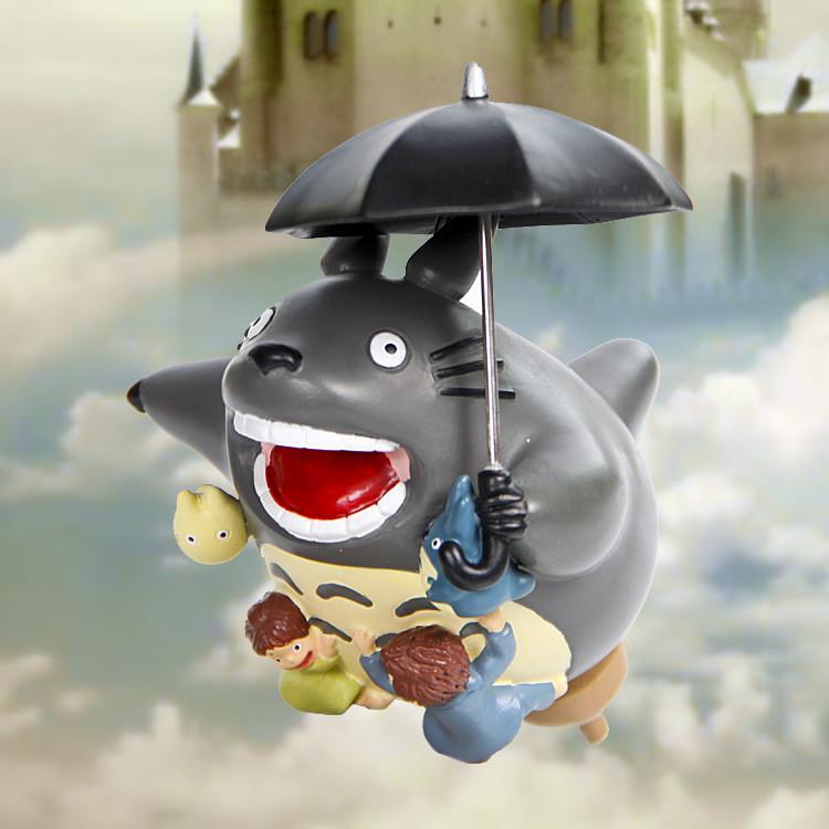Neighbor My Totoro With Umbrella Pvc Action Figures Model Toy Decoration Gifts