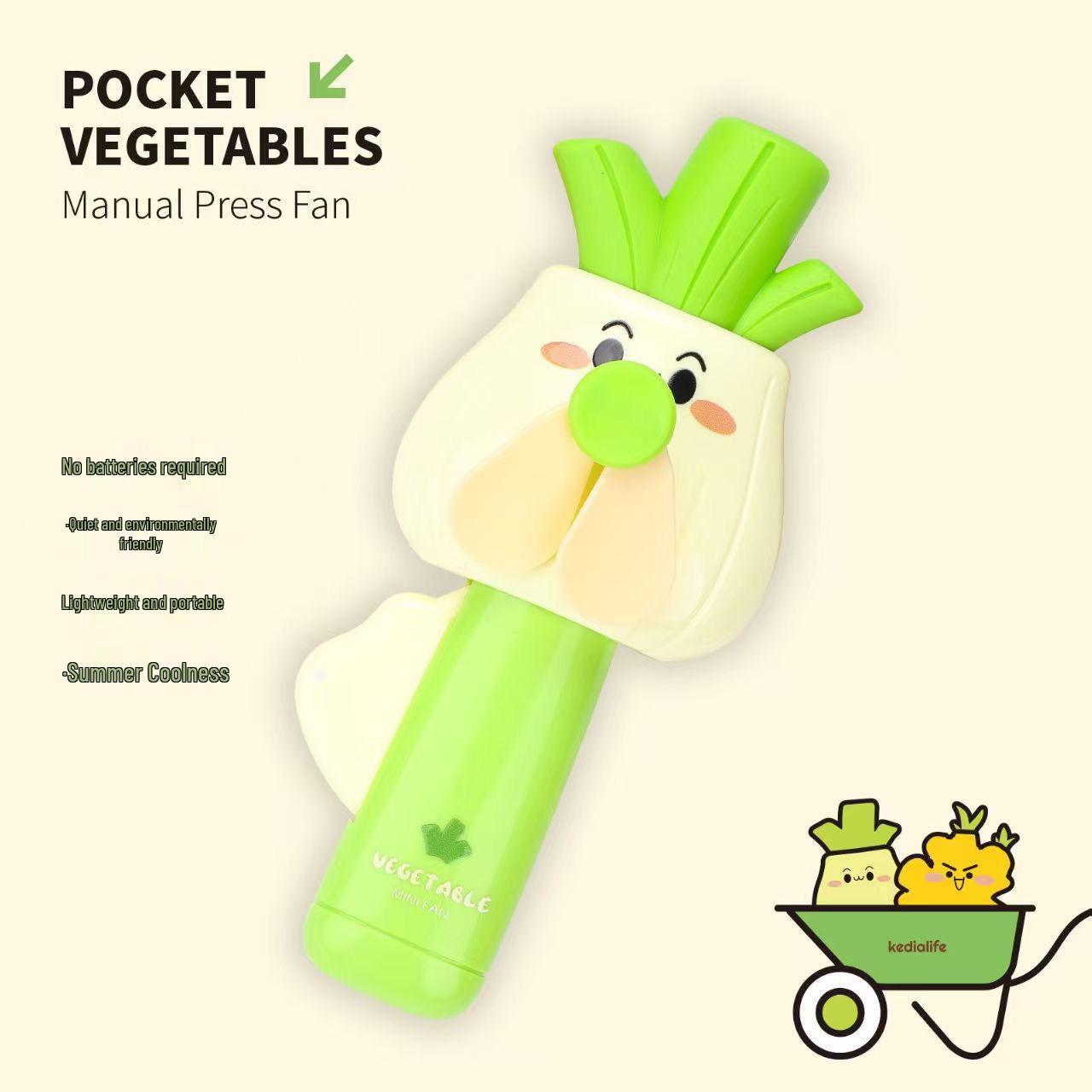 Hobby Creative Series Hand-Crank Mini Fan for Students & Travel - Perfect for Summer Coolness
