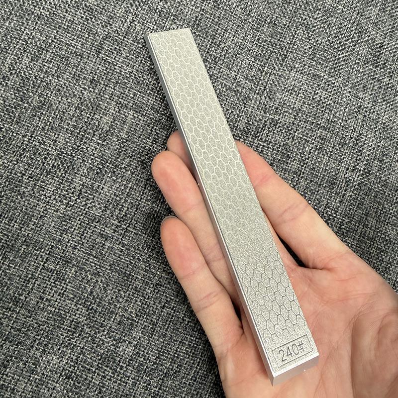 2026 New Aluminum Base Honeycomb Diamond Sharpening Stone, Portable Outdoor Sharpener Fixed Angle Knife Sharpener Accessories