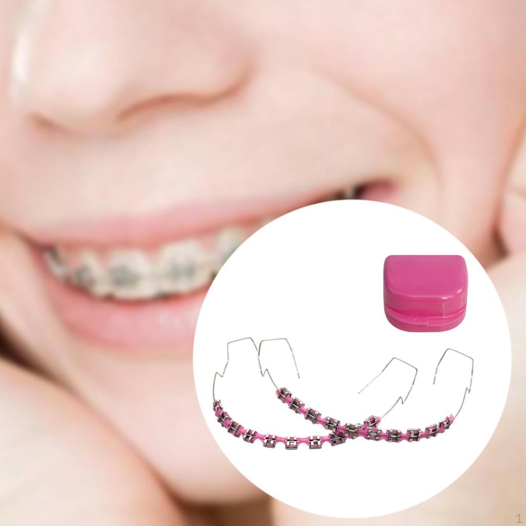 Temporary Tooth Decoration with Storage Box Metal Wires for Adults Kids