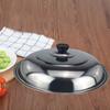 Stainless Steel Frying Cookware Lid Easy To Assemble Heat Resistant with Handle for Restaurants