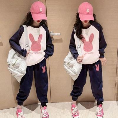 Girls' Suits, Spring Clothes, Children's Western Style, Spring Girls,  Spring and Autumn Two-piece Suit