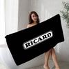 R-RicardS LOGO Microfiber Blanket Quick Drying Beach Towels Oversized Printing Super Absorbent Pool Towel Blanket