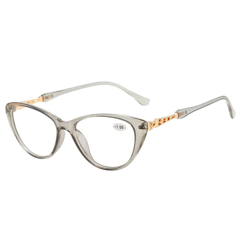 

Новые очки для чтения Cateye, женские модные оптические очки для дальнозоркости по рецепту, очки для зрения + 1,0 ~ + 4,0 2.5