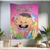 VIKAMA Happy Smiley Face Tapestry Colorful Smiley Faces Bohemian Decor To Add Joyful Vibes To Your Living Room or Bedroom