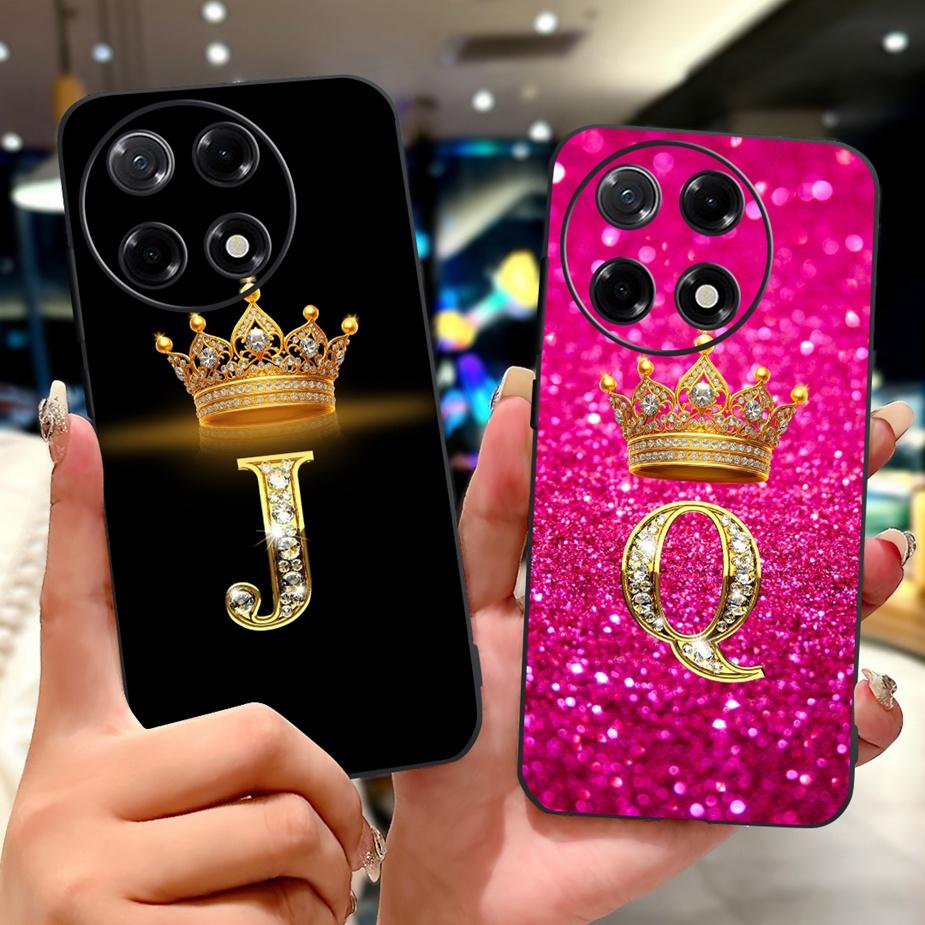 For Tecno Camon 30S Case Camon30 Pro CL8 New Crown Letters Cover Soft Silicone Case For Tecno Camon 30 Premier Camon30 5G Fundas