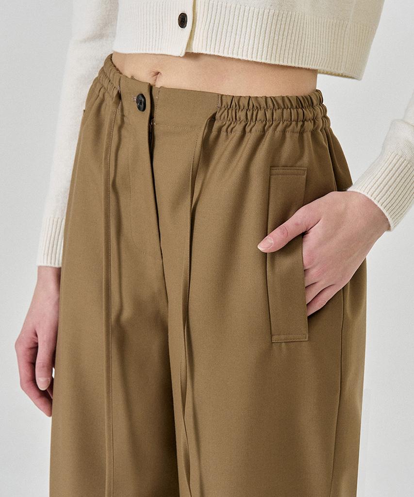 PELOTE String Virgin Wool Slacks (2 Colors)