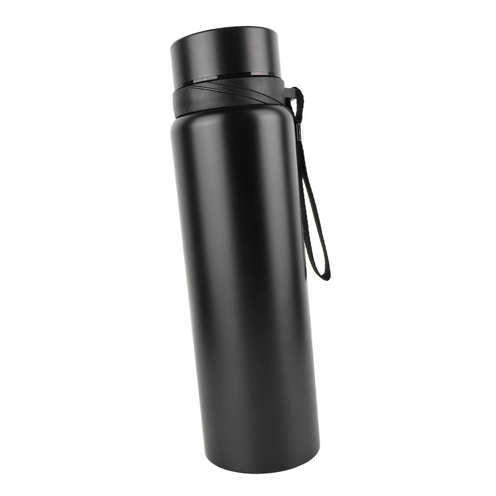Insulated Drinking Bottle Real Time Temperature Measurement Leakproof Tea Water Separation Large Capacity for Home