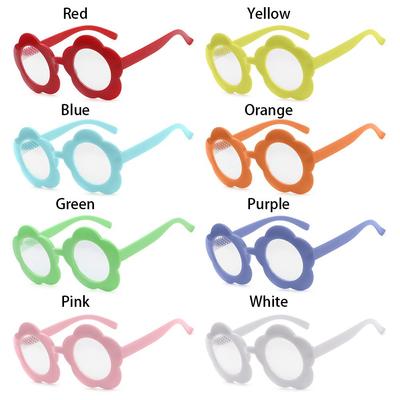 Eyewear Rave Glasses Diffraction Glasses Lights Change To Shape Special Effect Glasses Sunflower Shaped