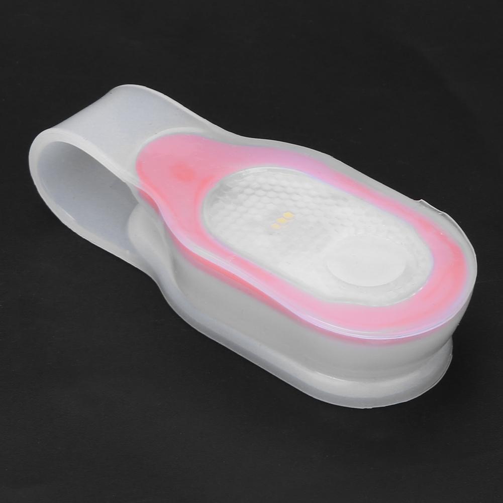 LED Clamp Light Silicone SMD Magnetic Safety Warning Lamp for Outdoor Campingred