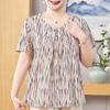 Grote Maten 3XL-8XL Zomer Casual Blouses voor Dames Tops Losse Vintage Kleding Oversized Korte Mouw Shirt
