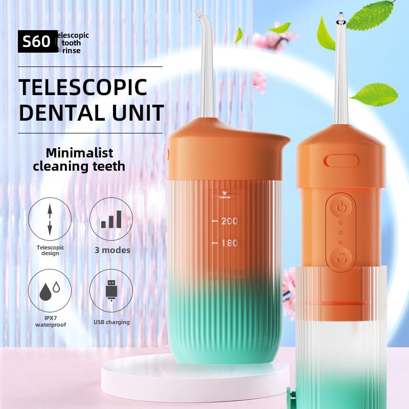 Ultrasonic Portable Oral Water Flosser for Teeth Cleaning and Orthodontic Care
