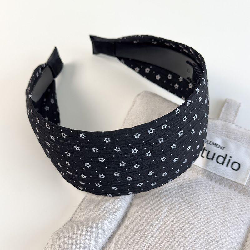 Korean Retro Plaid High Top Fashion Headband & Versatile Hair Clip 2025