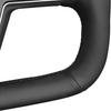 MEWANT DIY Hand Stitch Black Smooth Artificial Leather Steering Wheel Cover for Tesla Model S Yoke 2021-2023 Model X