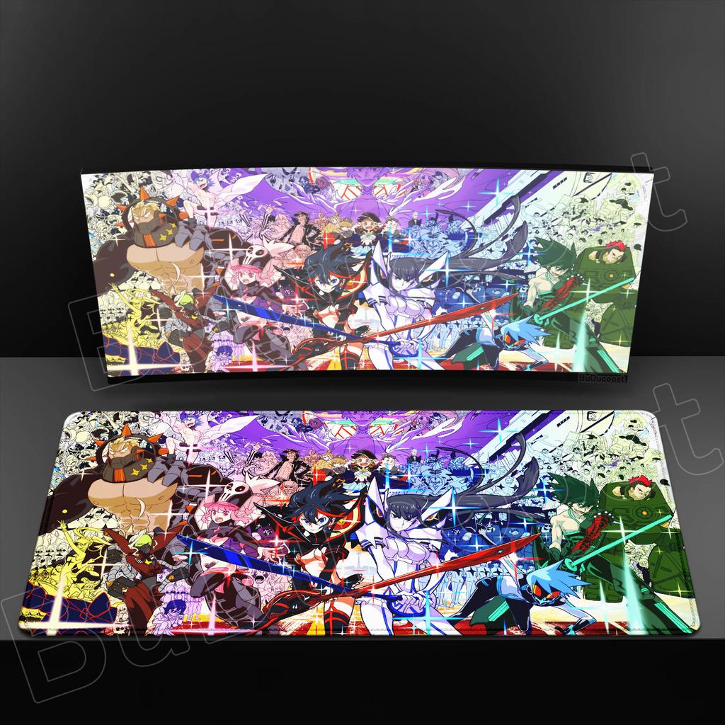New Anime Kill La Kill Desk Mouse Pad Cute Matoi Ryuuko HD Desk Pad Anti Slip Rubber Gaming Keyboard Mat Large XXL Game Mousepad