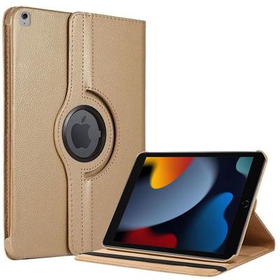 Protective Case - BOOLING - for iPad 10.2 Inches - 360° Rotating Case - Multi-Angle - Gold