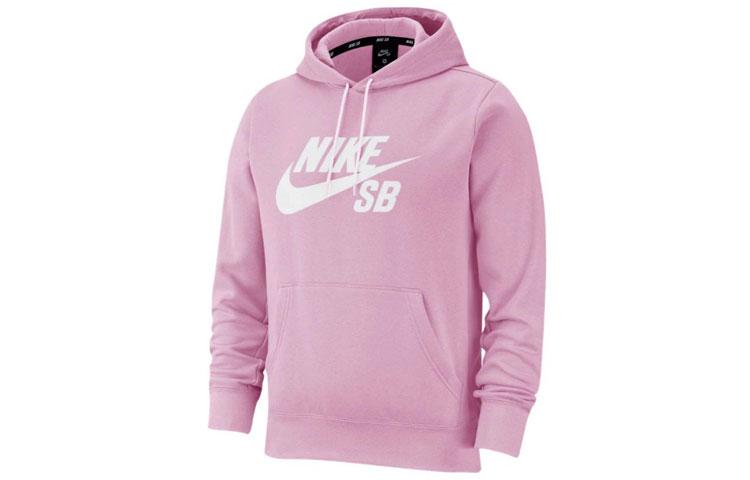 Nike Sweatshirts Men s Pink Hooded Moderate Regular AJ9734-629 M