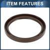 Crankshaft Oil Seal Rear Main Seal No.96376569 for Honda Accord Civic for GMC Sierra