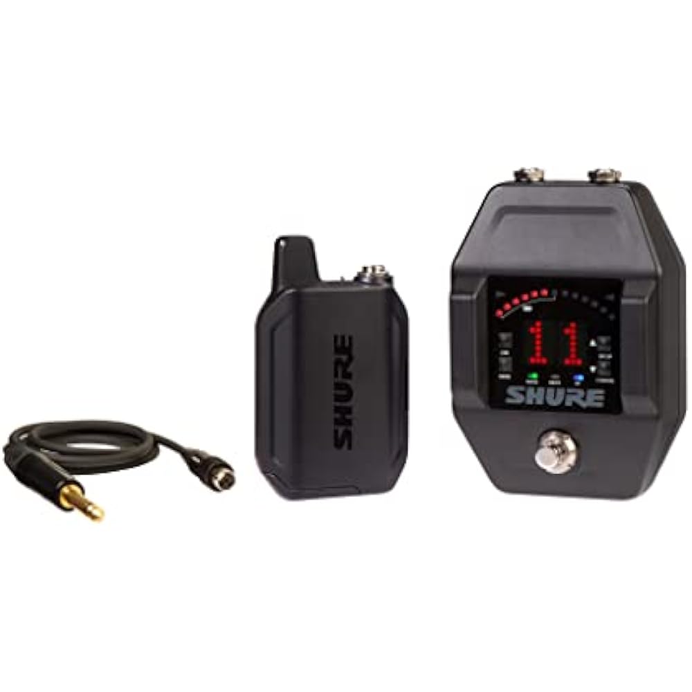 

SHURE GLX-D16+ Guitar Pedal Wireless System Guitar/Bass Wireless Pedal Receiver Belt Pack Transmi...