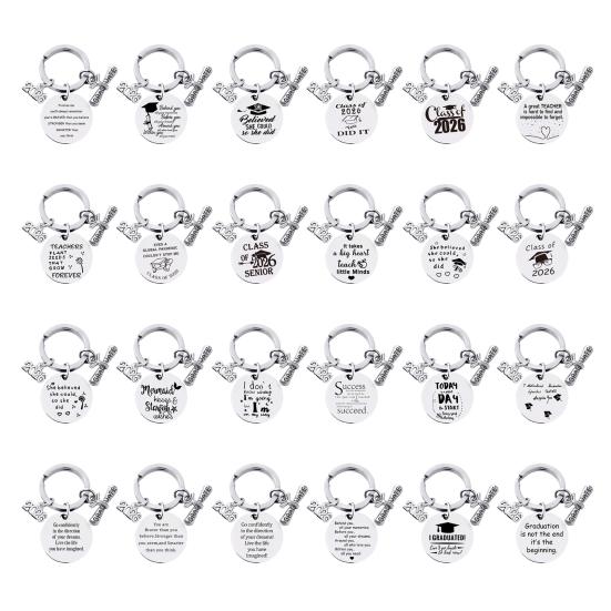 Keychain Pendant Class of 2026 Durable Stainless Steel Keepsake Nursing Law Students Keychain
