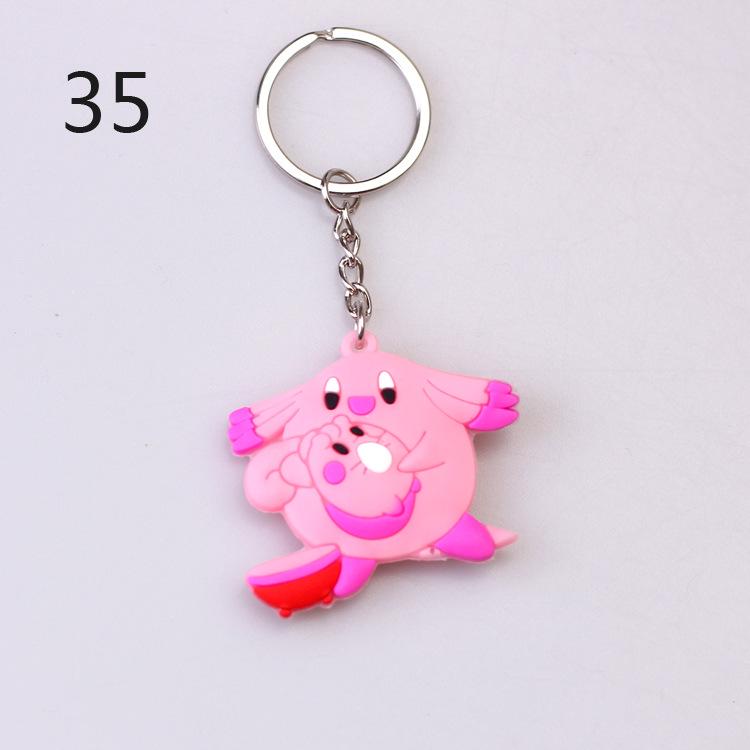 Pokemon Keychain: Pikachu, Dragonite, Eevee Figure Pendant