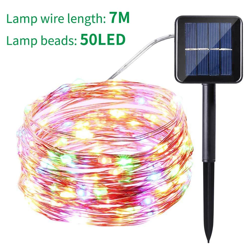 300Led Christmas Outdoor Solar Tube Rope Led Light Garden Decoration Xmas Wedding Garland Waterproof String Lights Fairy Strip