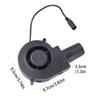 12V Centrifugal Blower Fan With Air Duct And Adjustable Speed Controller For Outdoor BBQ Fire Ventilation