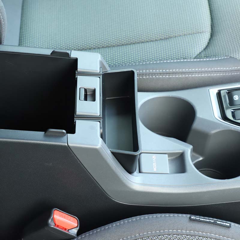 ABS Black Car Armrest Box Front Storage Box For Subaru Crosstrek 2026 2026 Multi functional Storage Box Car Interior Accessories