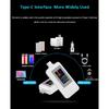 Type-C USB Tester 4-Digit Color Monitor 4-30V Volt Meter Current Power Detector Compatible w/ QC2.0/3.0/PD/Samsung Fast Charging