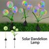 Plastic Stake Solar Onion Ball Lights Waterproof Design Outdoor Lawn Lamp  Outdoor Lighting