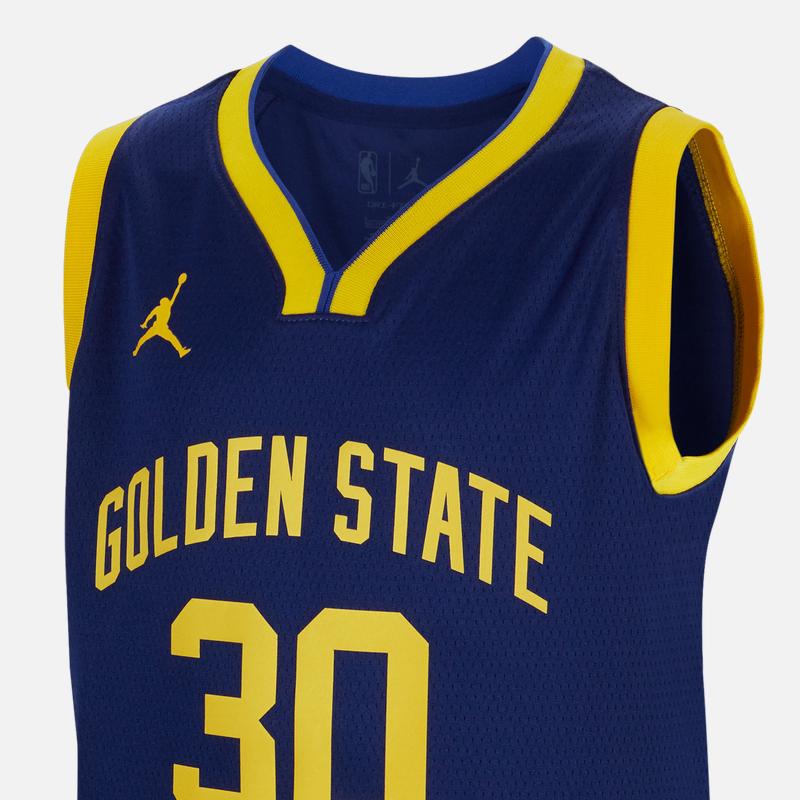 Jordan Kids Basketball Jersey With Letter Print Kids jerseys Royal-Blue FJ4836-421