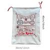 Custom Pet Santa Sack Dog Christmas Sack Christmas Drawstring Bag Santa Paws Christmas Express Stocking Party Decor Santa Claus