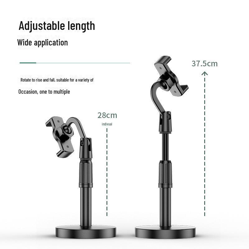 Adjustable Universal Foldable Phone Holder for Live Broadcasts & Selfies