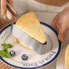 1pc Stainless Steel Cake Clip, Cake Slicer, Cake Clip, Slicer, Cake Cutting Special Baking Tool, Handicraft For Hotel Modern Minimalist Food Clip