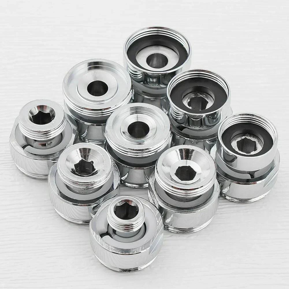 

360 Degree Adjustable Kitchen Faucet Fittings Tap Aerator Con Nector Swivel Adapte Water Purifier Bathroom Accessories