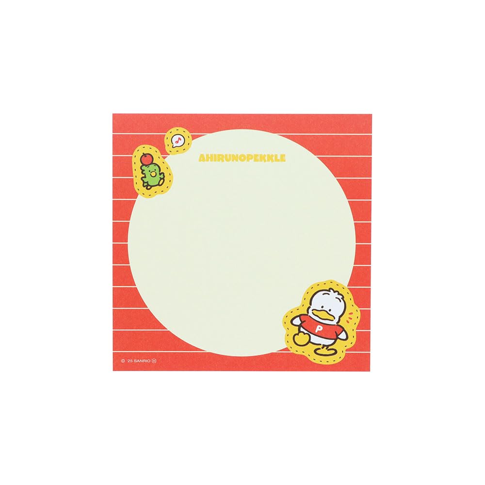 Stationery Pekkle the Duck Sanrio Characters Square Memo Pad S2849690 Sun-Star
