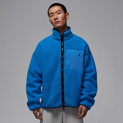Nike Fleece Tops Men s Blue Moderate S