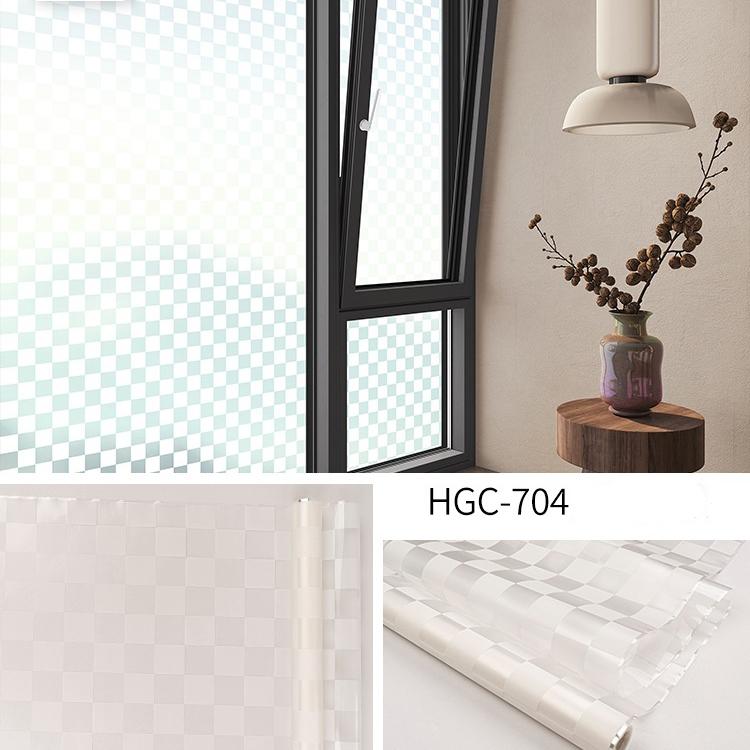 Milchglasaufkleber, elektrostatischer Fensteraufkleber, Toilettenfensteraufkleber, Lichtdurchdringung, Anti-Peeping-Folie im chinesischen Stil