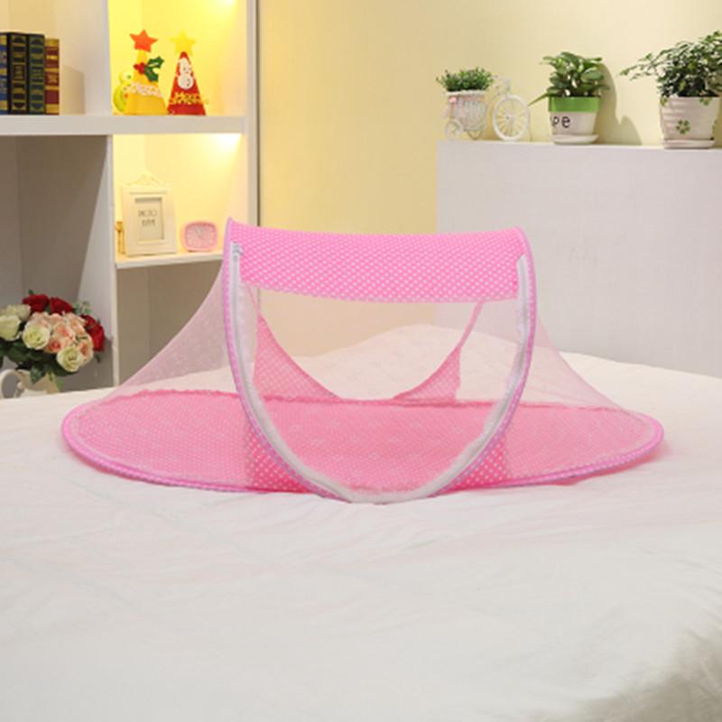 Folding Cartoon Boat-Shaped Mosquito Net for Infants