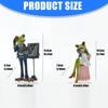 Elegant Treefrog Lover Sculpture Resin Desk Ornament For Living Room Bedroom Decoration And Anniversary Present