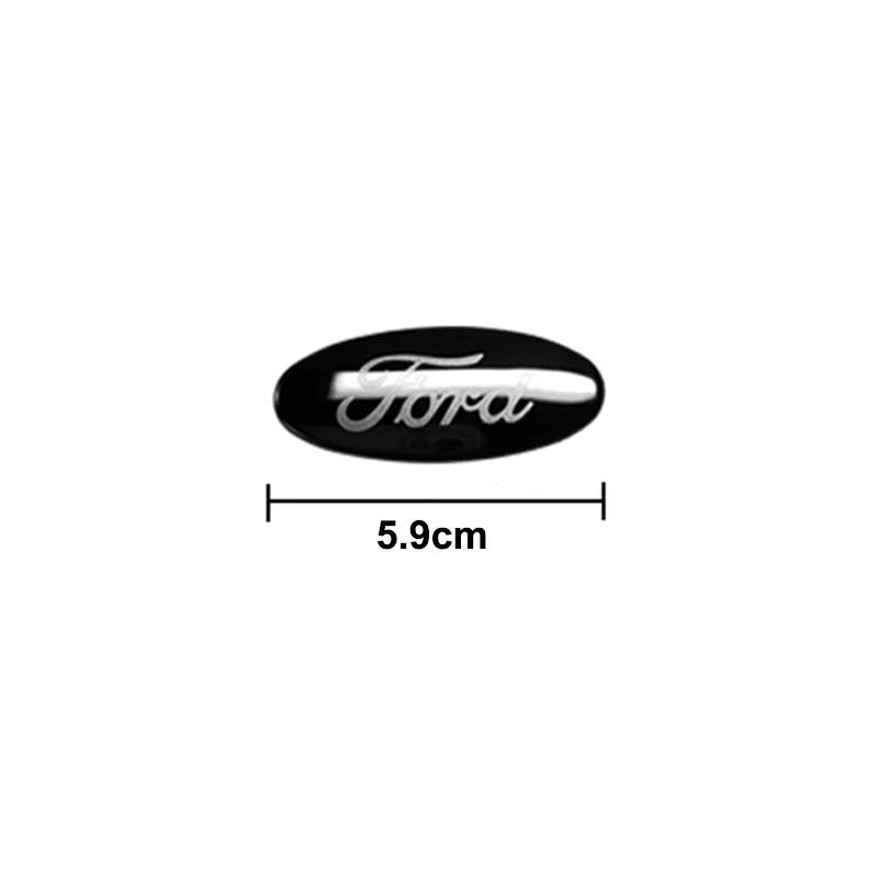 Autosticker Auto-interieur Stuurwiel Middenkap Sticker Decals voor Ford Explorer Territory Focus Escort Edge Escape Evos Eq